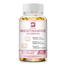 BEWORTHS Nicotinamide Whitening Capsule With Vitamin B3 Antioxidant brightens skin tone and repairs skin, baby muscle, complex vitamin C&E supplement