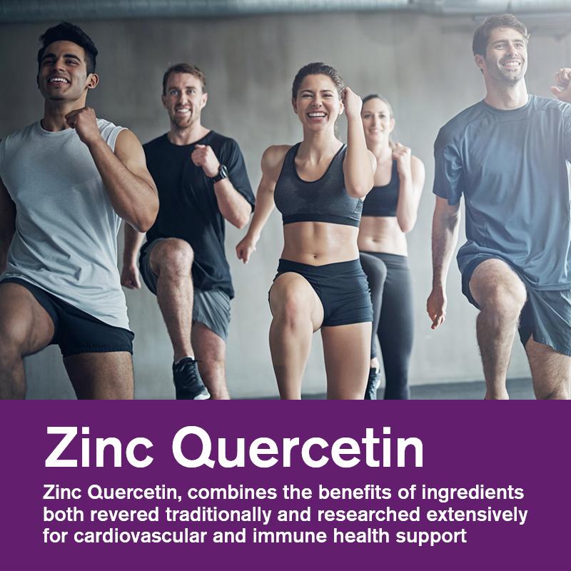 BEWORTHS Zinc Quercetin Gummies for Immune Strengthen Support Cardiovascular & Respiratory Health Brain & Heart Health