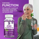 BEWORTHS Zinc Quercetin Gummies for Immune Strengthen Support Cardiovascular & Respiratory Health Brain & Heart Health