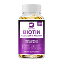 BEWORTHS Biotin & Collagen Supplement with Keratin For Healthy Nails & Skin Hair Growth Supplement for Women & Men Multivitamin capsule