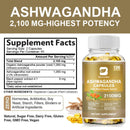 BEWORTHS Organic Ashwagandha Capsules Stress Relief, Mood Enhancer, Immune & Thyroid Support Male functional health support