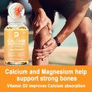 BEWORTHS Calcium Magnesium Zinc Supplement with Cal&Mag Citrate Promotes Healthy Bones and Teeth Supports Nerve&Muscle Function