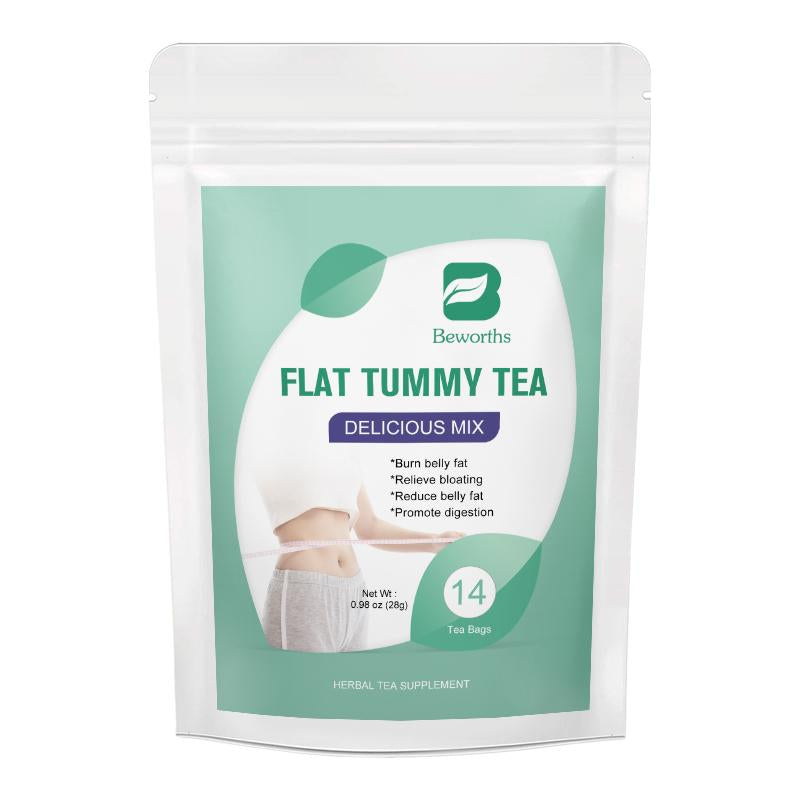 BEWORTHS Flat Tummy Tea Organic Detox Slimming Teabags Belly Flat Product Fat Burner Reduce Constipation Colon Cleanse Product