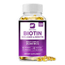 BEWORTHS Biotin & Collagen Supplement with Keratin For Healthy Nails & Skin Hair Growth Supplement for Women & Men Multivitamin capsule