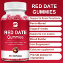 BEWORTHS Red Date Gummies with Vitamin C and Zinc&B Complex Helps Relieve Fatigue Blood Health for Women Kids Adults Supports Energy