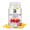 Organic Apple Cider Vinegar Capsules + Digestive Enzymes & Probiotics Fiber Supplement for Gut Health, Immune Support, Digestion & Detox Cleanse