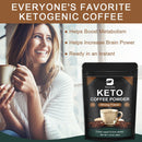 BEWORTHS Keto Coffee Powder Low Calorie Appetite Suppression Instant Fat Burner Drink Fat Reducing Products for Bodybuilder