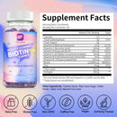 BEWORTHS Biotin Gummies 12000mcg with Biotin, Collagen, Keratin, Chlorophyll, Zinc and Vitamin A, B6, B12, C, D, E Complex Supports Hair Skin and Nails Growth for Women & Men