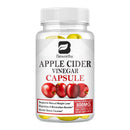 Organic Apple Cider Vinegar Capsules + Digestive Enzymes & Probiotics Fiber Supplement for Gut Health, Immune Support, Digestion & Detox Cleanse