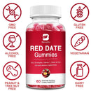 BEWORTHS Red Date Gummies with Vitamin C and Zinc&B Complex Helps Relieve Fatigue Blood Health for Women Kids Adults Supports Energy