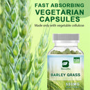 BEWORTHS Barley Grass Capsules 500mg To Improve Digestion & Cardiovascular Health Reduce Cholesterol Levels Blood Sugar Control Immune Strengthen